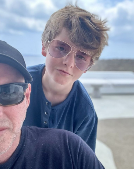 Scott Galloway with Son